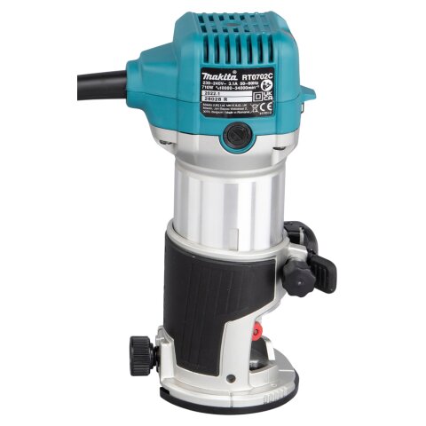 Makita RT0702CX2J Multifunktionsfräse 710 W inkl. Fräsmodule im MAKPAC EN
