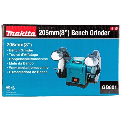 Makita GB801 Doppelschleifbock 205 mm EN