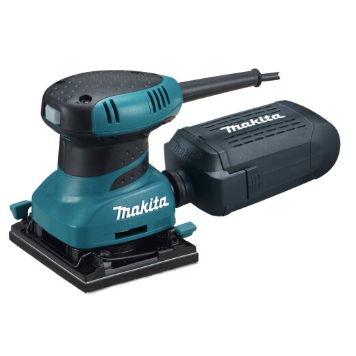Makita BO4555J Faust-Schwingschleifer Klett 200 W im MAKPAC