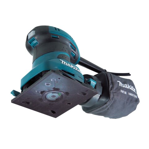 Makita BO4555J Faust-Schwingschleifer Klett 200 W im MAKPAC