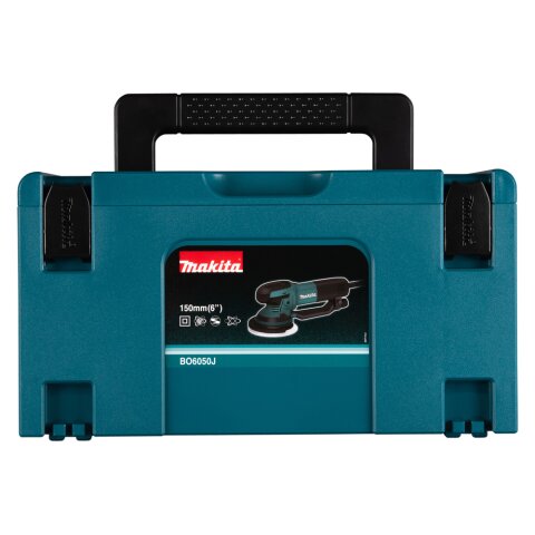 Makita BO6050J Exzenter-/Rotationsschleifer 150 mm im MAKPAC