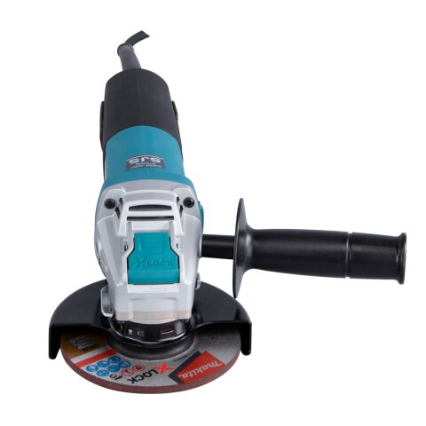 Makita GA5080RX02 Winkelschleifer X-LOCK 125 mm, 1.400 W inkl. 199710-5 Schutzhaubenabdeckung EN
