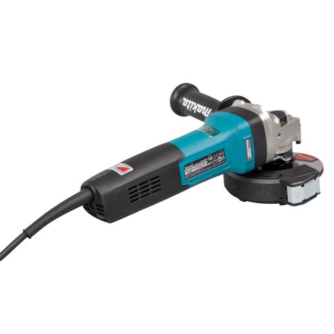 Makita GA5091X01 Winkelschleifer 125 mm, 1900 W, mit Bremse, Schiebeschalter und Elektronik EN