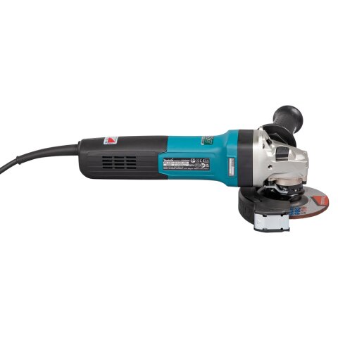 Makita GA5091X01 Winkelschleifer 125 mm, 1900 W, mit Bremse, Schiebeschalter und Elektronik EN