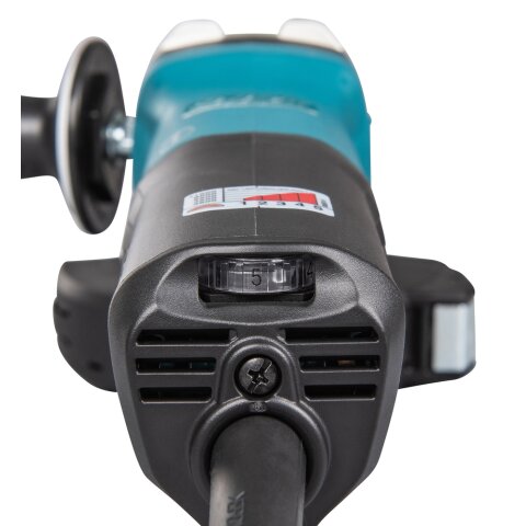 Makita GA5093X01 Winkelschleifer 125 mm, 1900 W, mit Bremse, Paddelschalter und Elektronik