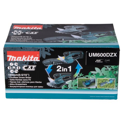 Makita UM600DZX Akku-Gras/Strauchschere 12V max. (ohne Akku, ohne Ladegerät) EN