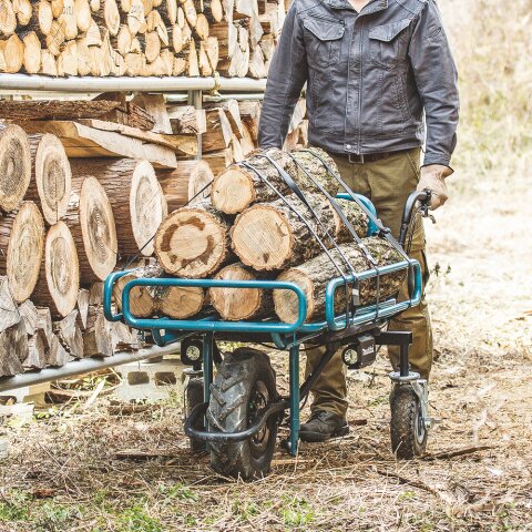 Makita DCU180Z Akku-Schubkarre 18V (ohne Akku, ohne Ladegerät und nur in Verbindung mit Sonderzubehör nutzbar) EN