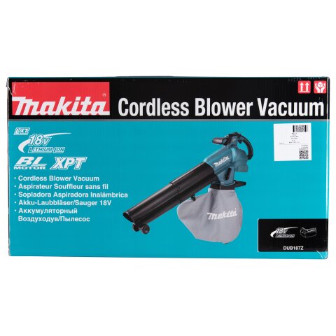 Makita DUB187Z Akku-Laubbläser/Sauger 18V (ohne Akku, ohne Ladegerät) EN