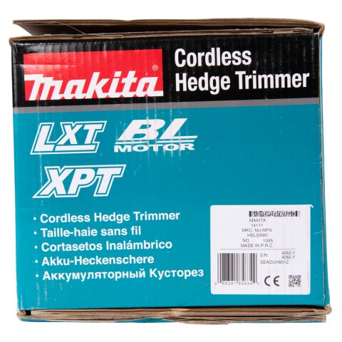 Makita DUH601Z Akku-Heckenschere 60 cm 18V (ohne Akku, ohne Ladegerät) EN