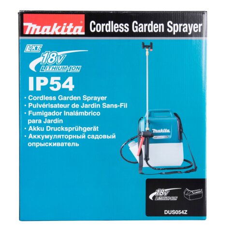 Makita DUS054Z Akku-Druckspritze 18V (ohne Akku, ohne Ladegerät) EN
