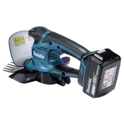 Makita DUM604RFX1 Akku-Grasschere 18V / 3,0 Ah, 1 Akku + Ladegerät inkl. Griffverlängerung mit Rolle EN