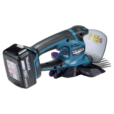 Makita DUM604RFX1 Akku-Grasschere 18V / 3,0 Ah, 1 Akku + Ladegerät inkl. Griffverlängerung mit Rolle EN
