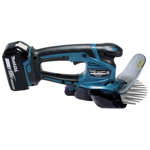 Makita DUM604RFX1 Akku-Grasschere 18V / 3,0 Ah, 1 Akku + Ladegerät inkl. Griffverlängerung mit Rolle EN