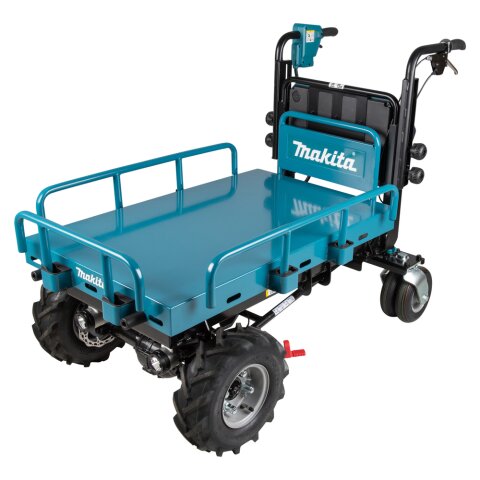 Makita DCU601Z Akku-Schubkarre 2x18V mit elektrischem Hub...