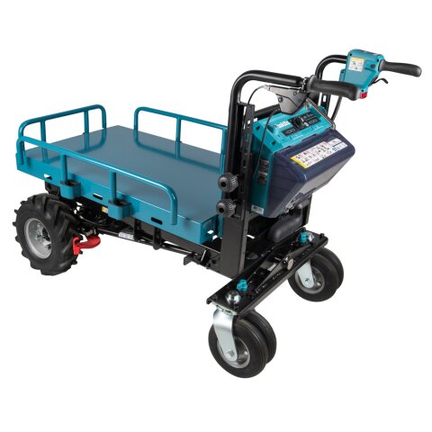 Makita DCU601Z Akku-Schubkarre 2x18V mit elektrischem Hub (ohne Akku, ohne Ladegerät)