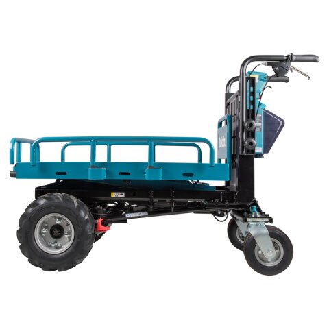 Makita DCU601Z Akku-Schubkarre 2x18V mit elektrischem Hub (ohne Akku, ohne Ladegerät)