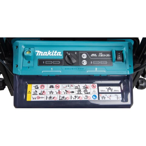 Makita DCU602Z Akku-Schubkarre 2x18V mit elektrischer Kippfunktion (ohne Akku, ohne Ladegerät) EN