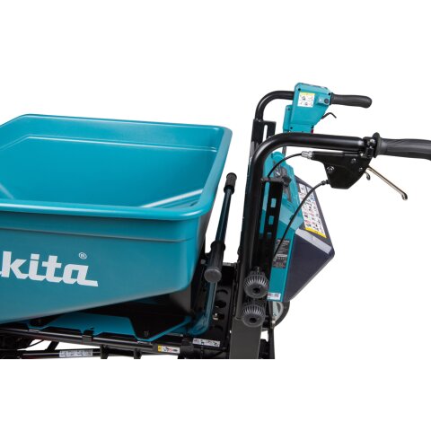 Makita DCU602Z Akku-Schubkarre 2x18V mit elektrischer Kippfunktion (ohne Akku, ohne Ladegerät) EN