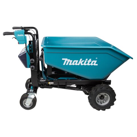 Makita DCU602Z Akku-Schubkarre 2x18V mit elektrischer Kippfunktion (ohne Akku, ohne Ladegerät) EN