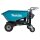 Makita DCU602Z Akku-Schubkarre 2x18V mit elektrischer Kippfunktion (ohne Akku, ohne Ladegerät) EN