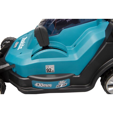 Makita DLM432Z Akku-Rasenmäher 2x18V (ohne Akku, ohne Ladegerät) EN