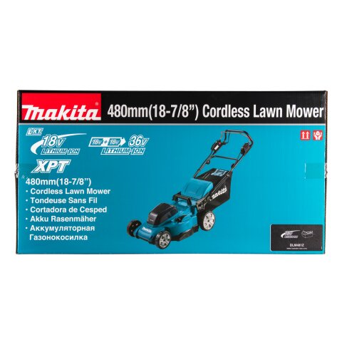 Makita DLM481Z Akku-Rasenmäher 2x18V (ohne Akku, ohne Ladegerät)