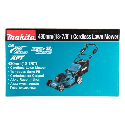 Makita DLM481Z Akku-Rasenmäher 2x18V (ohne Akku, ohne Ladegerät)