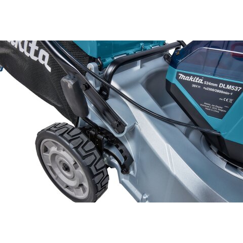 Makita DLM537Z Akku-Rasenmäher 2x18V (ohne Akku, ohne Ladegerät) EN