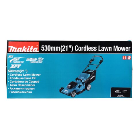 Makita DLM539Z Akku-Rasenmäher 2x18V (ohne Akku, ohne Ladegerät) EN