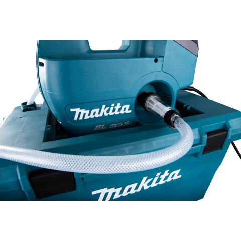 Makita DHW080ZK Akku-Hochdruckreiniger 2x18V (ohne Akku, ohne Ladegerät) inkl. Wasser- und Transportbox