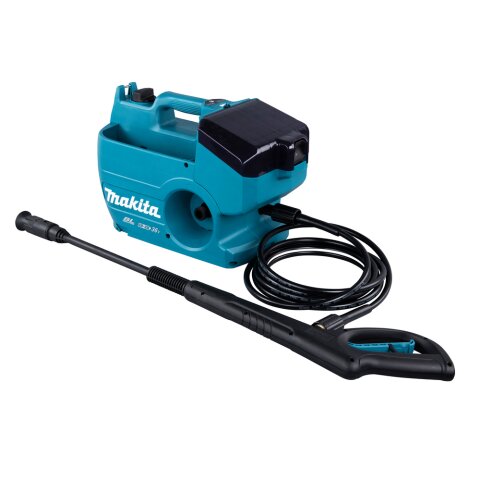 Makita DHW080ZK Akku-Hochdruckreiniger 2x18V (ohne Akku, ohne Ladegerät) inkl. Wasser- und Transportbox