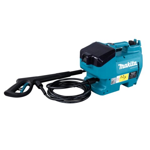 Makita DHW080ZK Akku-Hochdruckreiniger 2x18V (ohne Akku, ohne Ladegerät) inkl. Wasser- und Transportbox