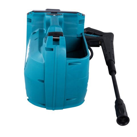 Makita DHW080ZK Akku-Hochdruckreiniger 2x18V (ohne Akku, ohne Ladegerät) inkl. Wasser- und Transportbox