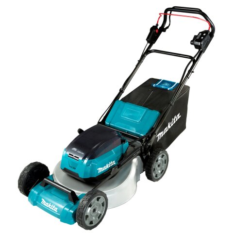 Makita DLM465PT4 Akku-Rasenmäher 2x18V / 5,0 Ah, 4...