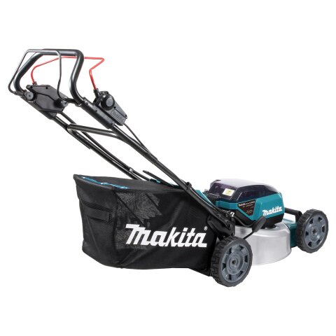 Makita DLM465PT4 Akku-Rasenmäher 2x18V / 5,0 Ah, 4 Akkus + Ladegerät EN