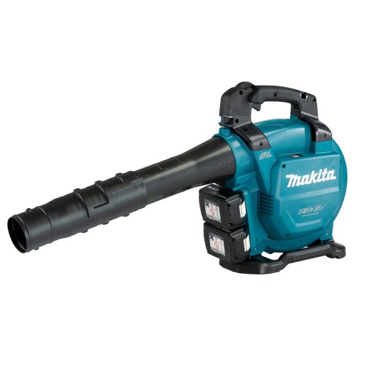 Makita DUB363PT2V Akku-Laubbläser/Sauger 2x18V / 5,0 Ah, 2 Akkus + Doppelladegerät inkl. Absaug-Set