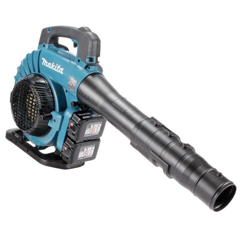 Makita DUB363PT2V Akku-Laubbläser/Sauger 2x18V / 5,0 Ah, 2 Akkus + Doppelladegerät inkl. Absaug-Set
