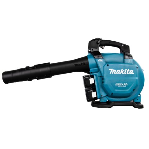 Makita DUB363PT2V Akku-Laubbläser/Sauger 2x18V / 5,0 Ah, 2 Akkus + Doppelladegerät inkl. Absaug-Set