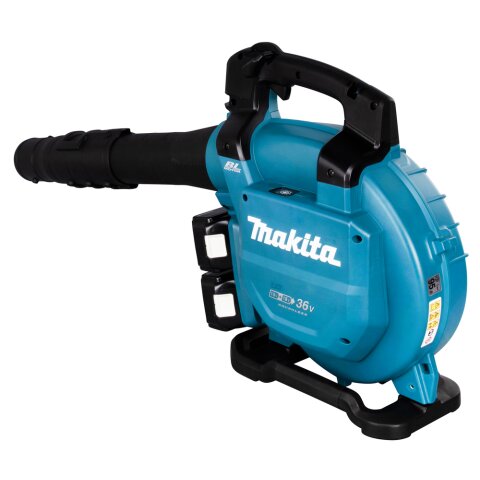 Makita DUB363PT2V Akku-Laubbläser/Sauger 2x18V / 5,0 Ah, 2 Akkus + Doppelladegerät inkl. Absaug-Set
