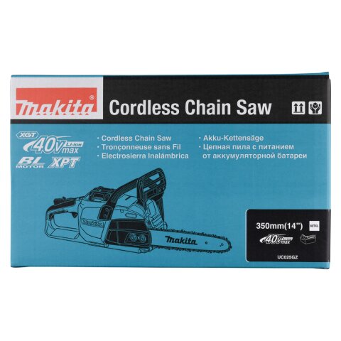 Makita UC025GZ Akku-Kettensäge 40V max. (ohne Akku, ohne Ladegerät) EN