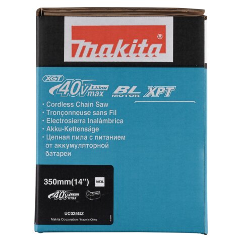 Makita UC025GZ Akku-Kettensäge 40V max. (ohne Akku, ohne Ladegerät) EN