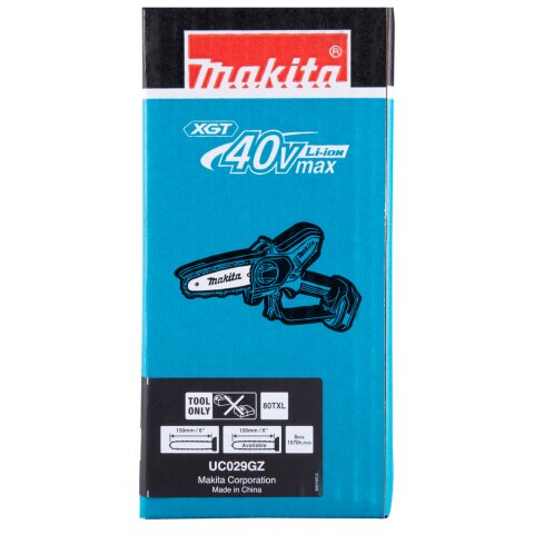 Makita UC029GZ Akku-Kettensäge 40V max. (ohne Akku, ohne Ladegerät) EN