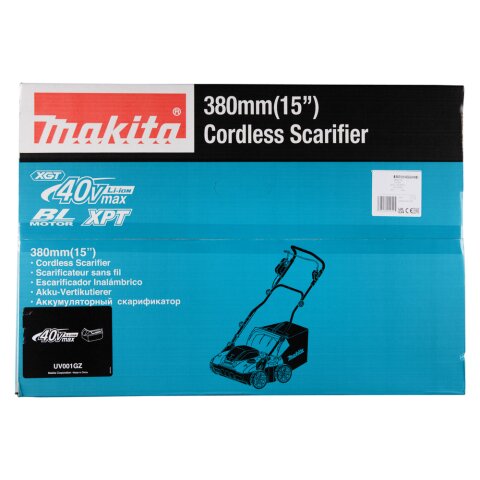 Makita UV001GZ Akku-Vertikutierer 40V max. (ohne Akku, oder Ladegerät)