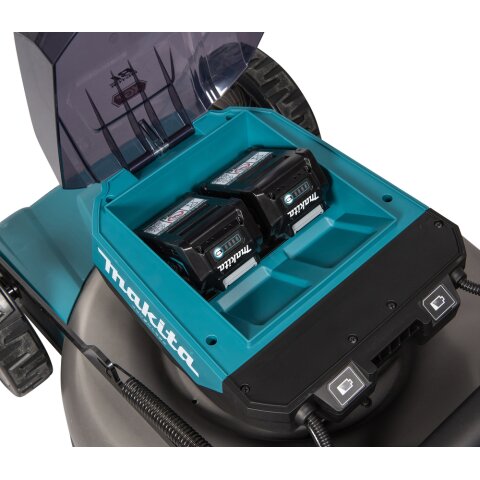 Makita LM001GT204 Akku-Rasenmäher 48 cm 40V max. / 5,0 Ah, 2 Akkus + Ladegerät