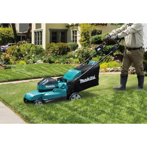 Makita LM002JM101 Akku-Rasenmäher 64V max. / 4,0 Ah, 1 Akku + Ladegerät EN