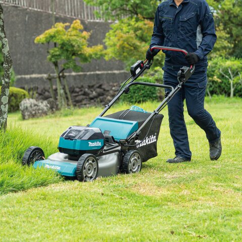 Makita LM004JB101 Akku-Rasenmäher 64V max. / 10,0 Ah, 1 Akku + Ladegerät EN