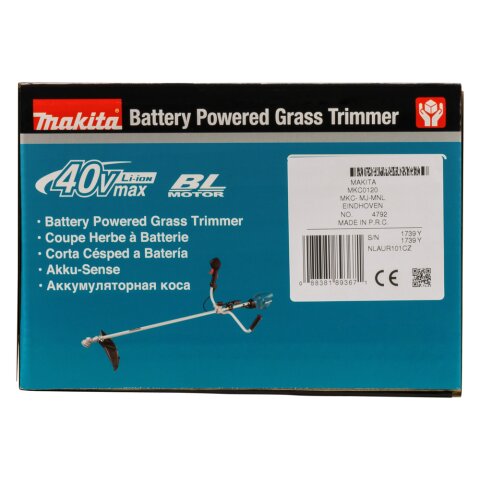 Makita UR101CZ Akku-Freischneider 36V PDC-Connector, Zweihandgriff (ohne Akku, ohne Ladegerät)
