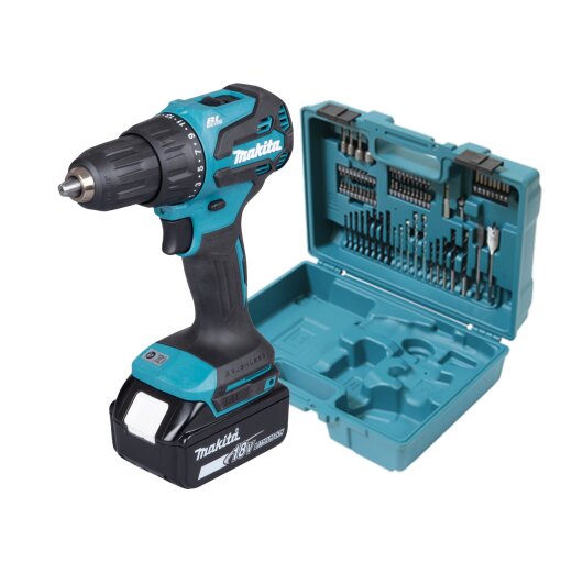Makita DHP490RFX3 Akku-Schlagbohrschrauber 18V inkl. 2x Akku und Ladegerät im Transportkoffer