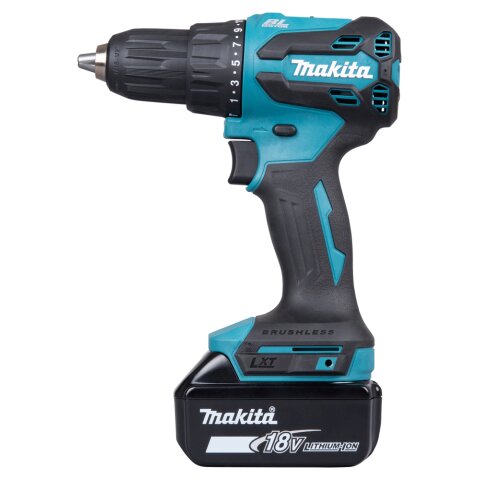 Makita DHP490RFX3 Akku-Schlagbohrschrauber 18V inkl. 2x Akku und Ladegerät im Transportkoffer