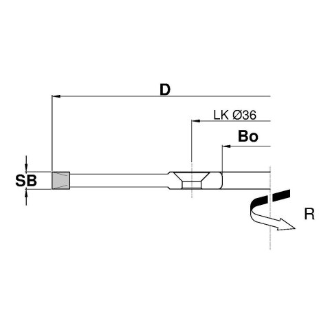 Aigner DP-Lamellennutfräser, C315 Schrumpffutter HSK-F63